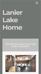 Mobile Screenshot of lanierlakehome.com